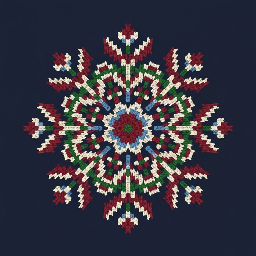 Cozy Knit Snowflake