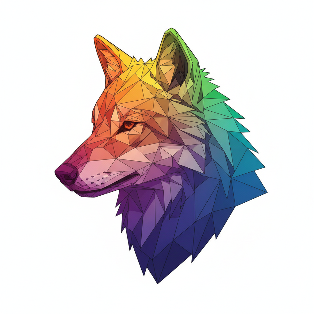 Low-Poly Wolf
