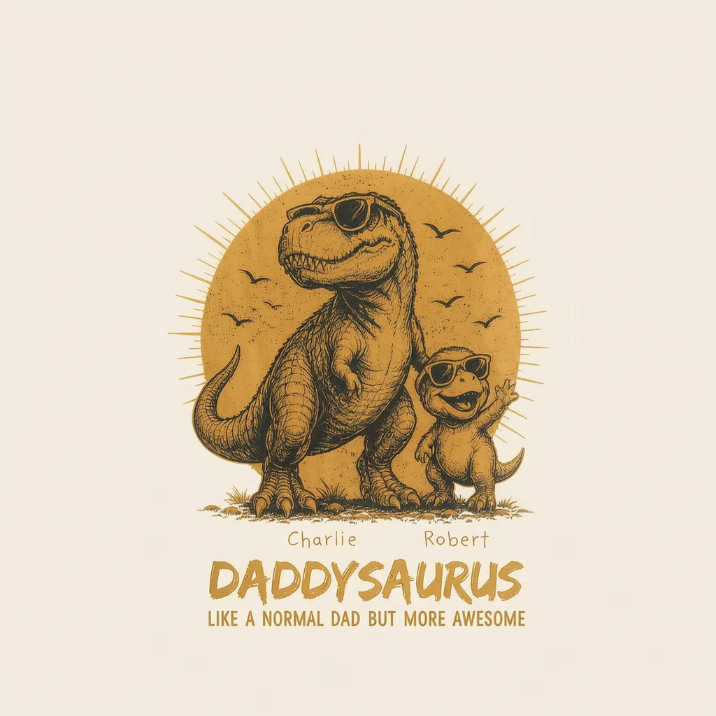 DADDYSAURUS LIKE A NORMAL DAD BUT MORE AWESOME