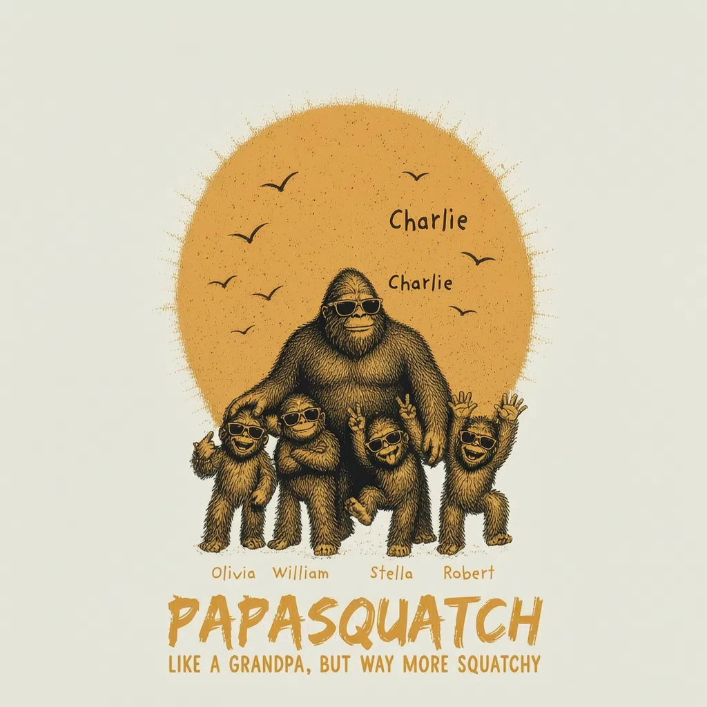 PAPASQUATCH LIKE A GRANDPA, BUT WAY MORE SQUATCHY