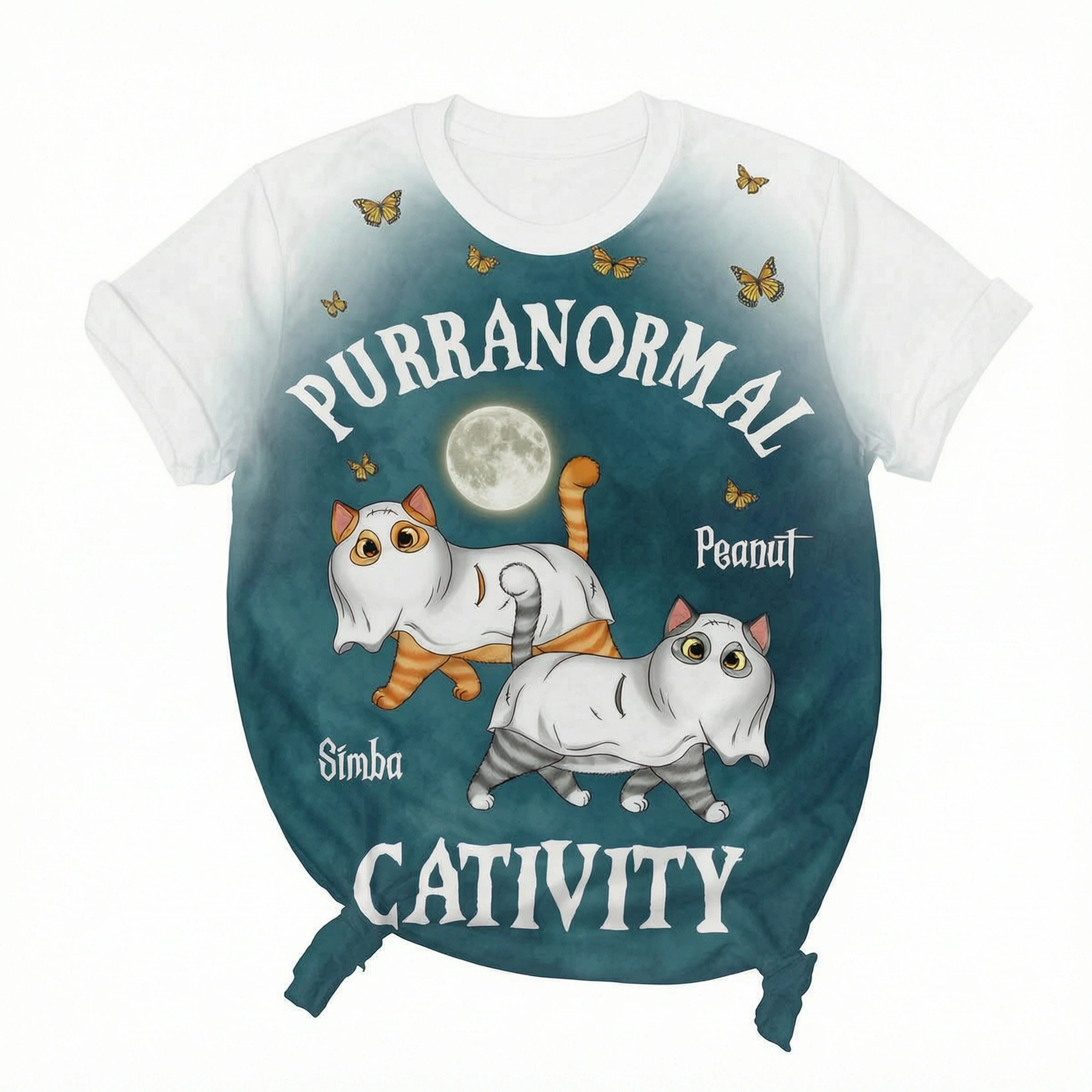 Halloween Cats Purranormal Cativity Personalized 3D Shirt