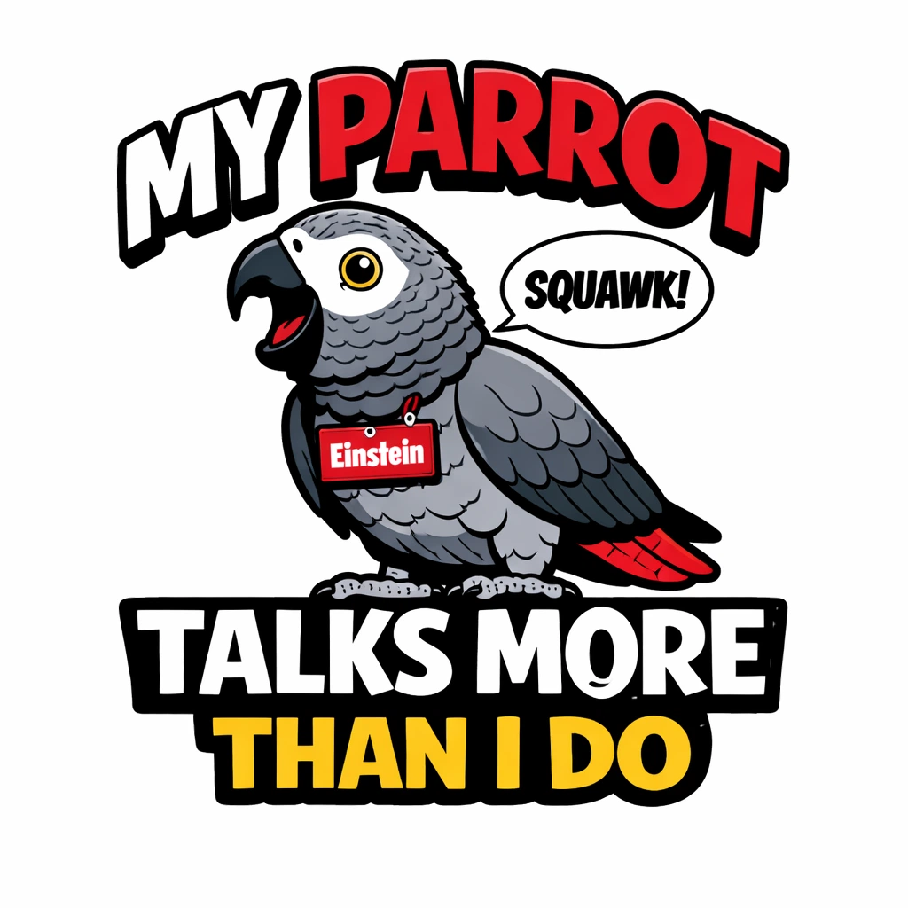 My Parrot Talks More Than I Do