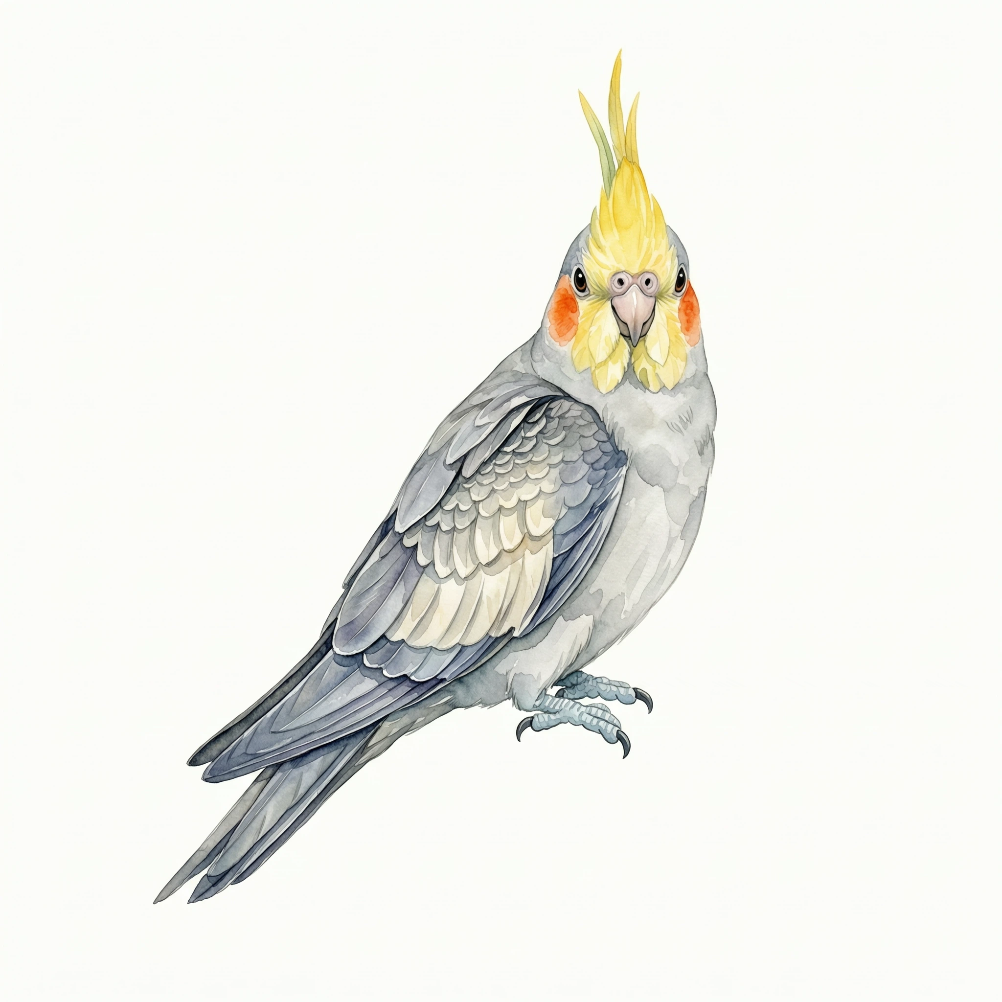 Cockatiel Watercolor